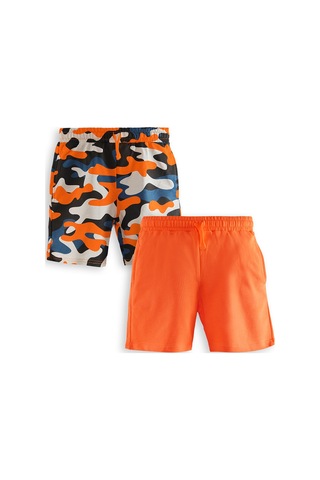 Denokids Erkek Çocuk Basic 2'li Şort Takım Renkli