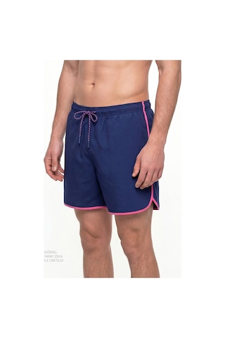 Penti Erkek Lacivert Pink Binding Deniz Şortu