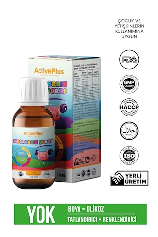 Active Plus Megabrain Şurup 150 Ml