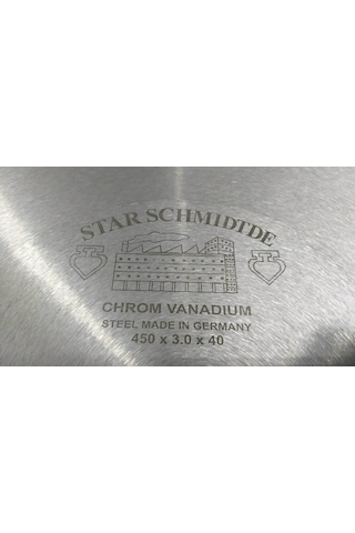 450mm Dış Çap X Kalınlık 3mmxgöbek 40mm Star Schmidt Profil Testere Demir Kesme Testeresi