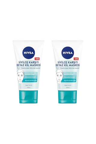 Nivea Beyaz Kil Maskesi 2 x 150 ML