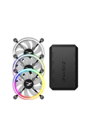 Zalman Zm-lf120a3 Argb Kontrol Üniteli 120mm Kasa Fanı 3-lü Paket