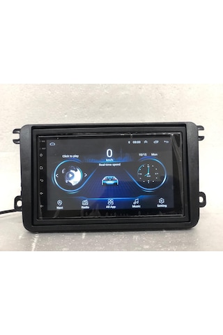 Volkswagen Jetta Android 7 İnç Üniversal Dabıl Gps Usb Sd Bt