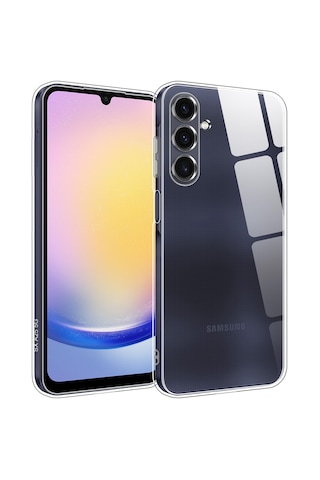 Samsung Galaxy Uyumlu A26 Şeffaf Silikon Kamera Yeri Korumalı Kılıf