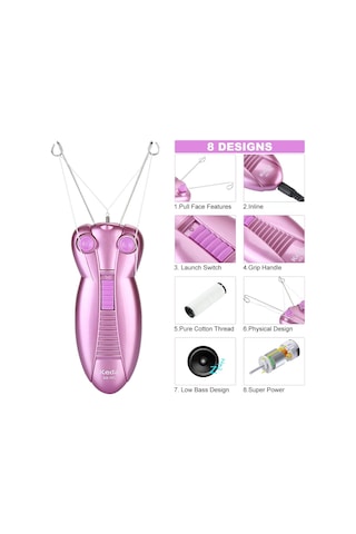 1 Parçalı Kadın Yüz Kılı Temizleme Aleti Seti, Pembe