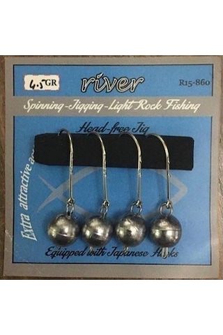 River Jig Head Mafsallı 4 Adet - 2 GR