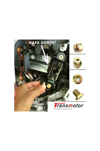 Nmax 125-155 Cam Vida Somunu 2015-2022 4 Adet Metal Set