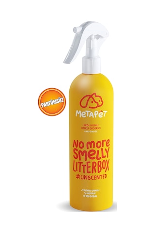 Metapet Doğal Kedi Kumu ve Tuvaleti Koku Sprey Parfümsüz Kokusuz400 ML