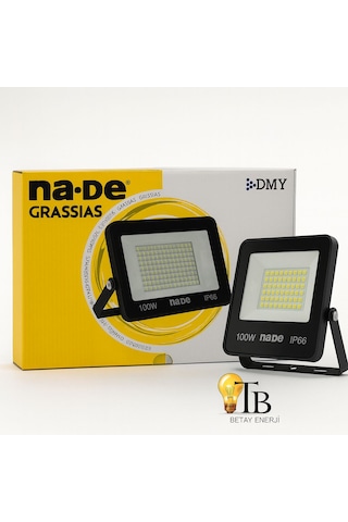 Na De Grassıas 100w Slim Led Projektör Tekli