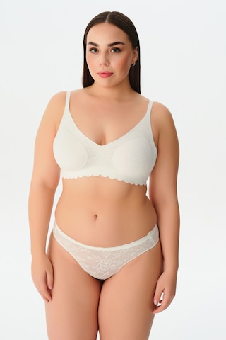 Suwen Invisible Soft Dantteli Sütyen Sw5986036 Ekru