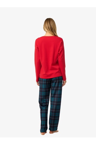 Blackspade Kadın Polar Pijama Takımı 52257 - Kırmızı