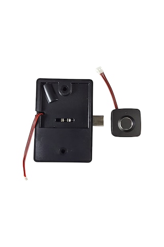 Upway Parmak İzi İle Açılan Akıllı Mobilya Çekmece & Dolap Kilidi Siyah