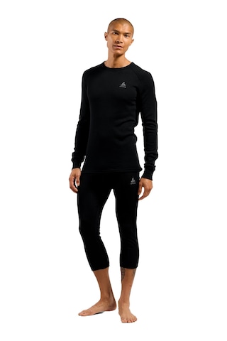 Odlo Odlo Active Warm Bl Top Crew Neck L/s Erkek Siyah İçlik Üst 6000 Siyah