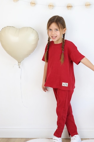 Miababy Paça Yırtıklı Takım Bordo