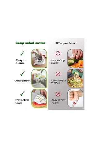 Likeable Salata Doğrama Kasesi Sebze Doğrayıcı Ve Dilimleyici, Sebze Doğrayıcı Beyaz