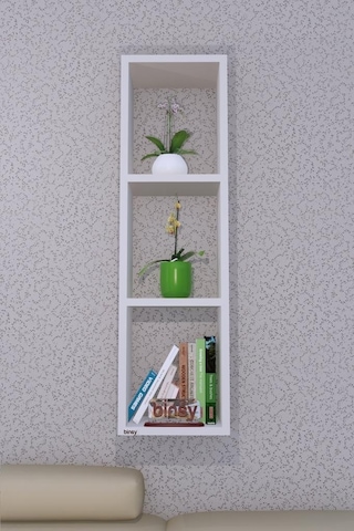 Toyzcity Miray Yatay Raf Kitaplık Beyaz