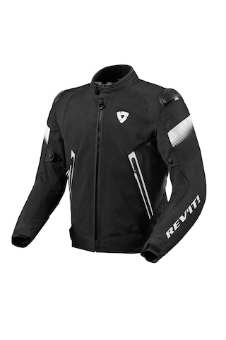 Revit Control Air H2o Siyah Beyaz Yazlık Motosiklet Montu