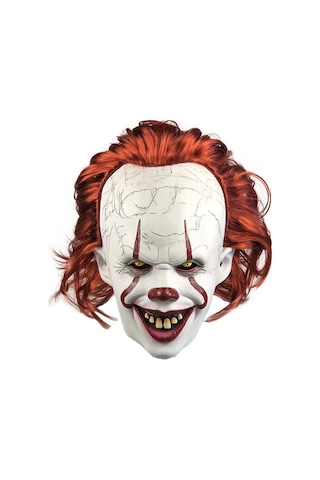 Ürpertici Pennywise Joker Maskesi Cosplay Korku Evil Şeytan Diğer