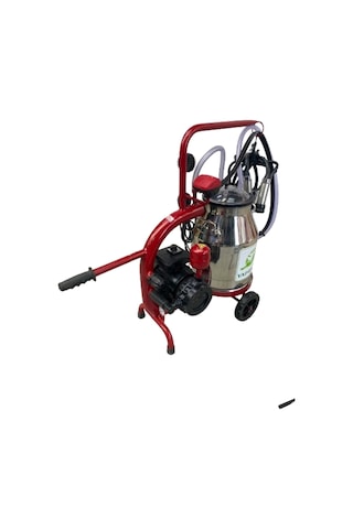 Bartech Yaprak Tekli İnek Süt Sağım Makinası C30 Alüminyum Güğüm Kuru 30lt