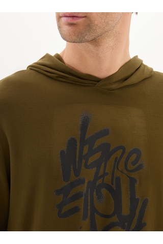 Blackspade Erkek Sweatshirt 40822 - Yeşil Yeşil