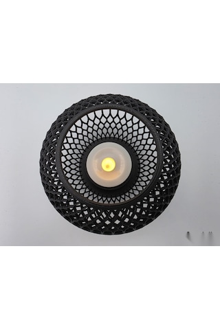 En-cag Izgara Desenli Büyük Boy Tealight Mumluk Dekoratif Mum Tutucu Bss Çok Renkli