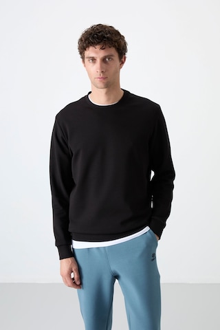Tommy Life Tommy Lıfe Siyah Erkek Basic O Yaka Rahat Form Sweatshirt - 88053 T09er-88053 001