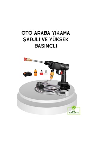 Taşınabilir Akülü Araba Yıkama Makinesi 1.7 Mpa Basınçlı Ve Ergonomik Tasarımlı