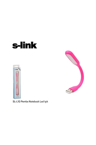 Led Usb Okuma Lambası S-link Sl-l10 Pembe Çok Renkli