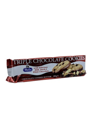 Merba Triple Chocolate Cookies 180 Gr