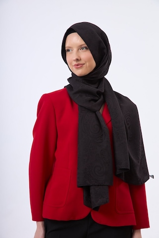 Mirsoy Scarf Velora Modern Desen Şal Siyah