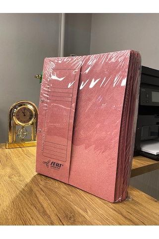 Sert Kırtasiye Yarım Kapak Dosya Pembe 50li Pk