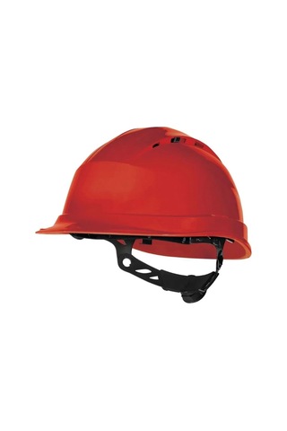 Ayarlanabilir Havalandırmalı Baret En 397 Delta Plus Quartz Vidalı İş Güvenliği Başlığı