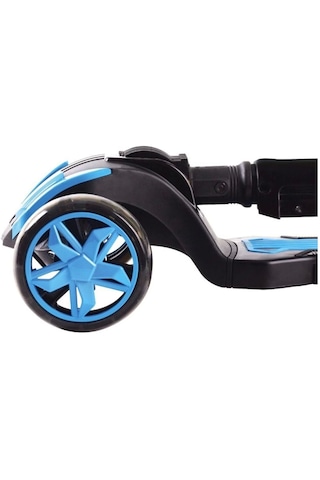 Furkan Cool Wheels Combo Scooter Oturaklı Mavi Çok Renkli