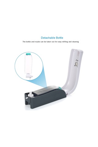 Chuangdıan-300 Ml Duvara Monte Tek Kafa Manuel Sabunluk Duş Jeli,beyaz Diğer