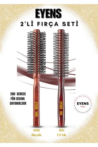 Eyens 4'lü Fırça Tarak Seti 150 Ml Kavanoz Wax Hediye