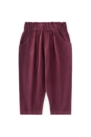 Cigit Kadife Boyfriend Pantolon 1-8 Yaş Mürdüm