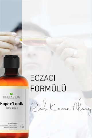 Herbaderm Glow Skin C Aydınlatıcı, Leke Ve Kırışıklık Karşıtı Super Tonik 250 Ml
