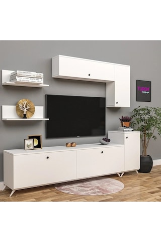 Ela Tv Ünitesi Mdf Siyah