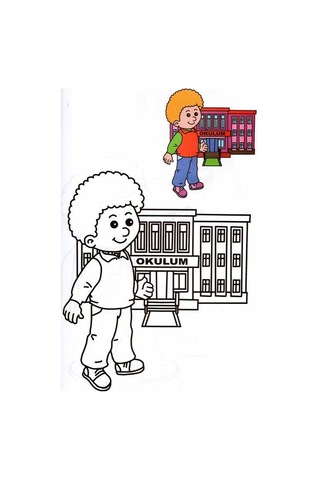 '+5 Yaş Renkli Harika Boyama – Okula Hazırlık (Pinokyo Yayınları)