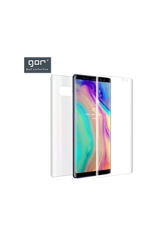 Gor Sm Galaxy S10 3D Kavisli Darbe Emici Full Ekran Koruyucu 2 A Şeffaf