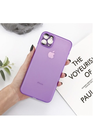 Apple Uyumlu iPhone 11 Pro Max Kilif Ultra Ince Hayalet Sert Kapak 401550274