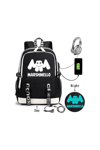 Wezone Marshmello Sırt Çantası, Elektronik Müzik Tasarımı, Dayanıklı Ve Şık, Ofis İçin Mükemmel Çözüm Çok Renkli