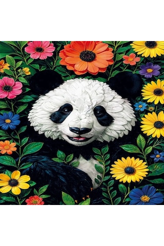 20088 Puzzle 500 Blossoming Panda