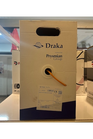 Prysmain Draka H.f Cat6 Uc400 C6 U/utp 23awg Lshf 305 M. Turuncu