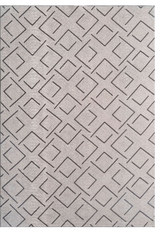Plato Halı Parantez Sultan Lüks Oturma Odası, Salon, Antre, Yıkanabilir Polyester Kaymaz Taban Gri Halı