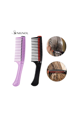 Senıgnol Saç Boyası Saç Fırçası Sapı Doğal Saç Fırçaları Reçine Kabarık Tarak Moda Saç Tasarım Aracı Profesyonel Saç Fırçası
