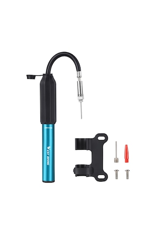 West Bıkıng-alüminyum Alaşımlı 120psı Bisiklet Lastiği Pompası Mavi