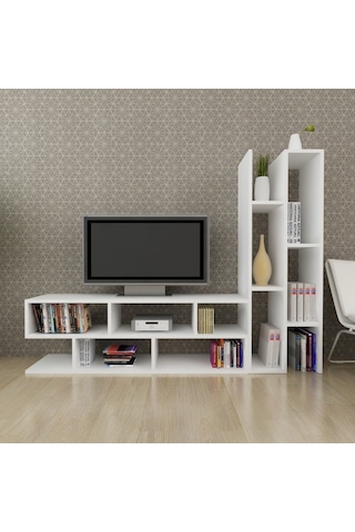 Joungle Tv Ünitesi Beyaz Beyaz
