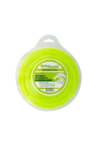 Motorlu Tırpan Misinası 4.0 Mm 31 Mt Altıgen Diken, Ot, Çimen Kesme
