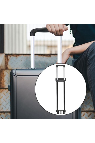 Homyl Seyahat Bagaj Çekme Çubuğu Arabası Çantası 60cmx16cmx4cm Siyah